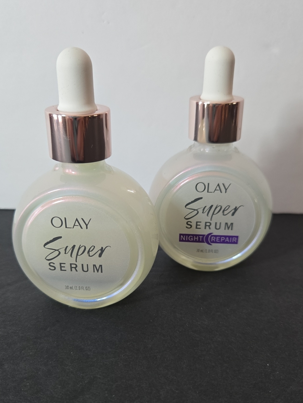 OLAY Super Serum Daily and Night Repair Formulas with Dropper Applicator NEW